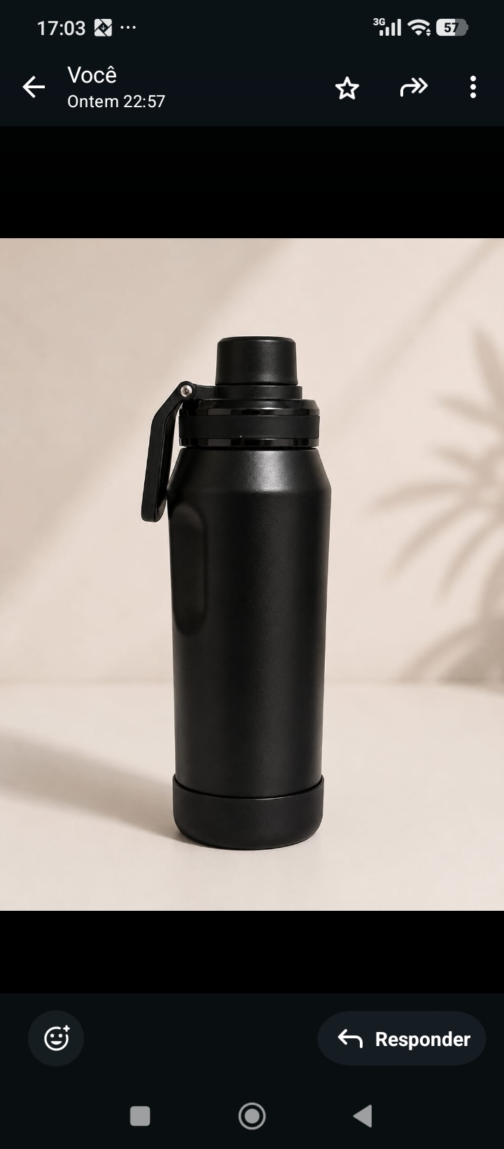 Garrafa térmica Cup  Capacity