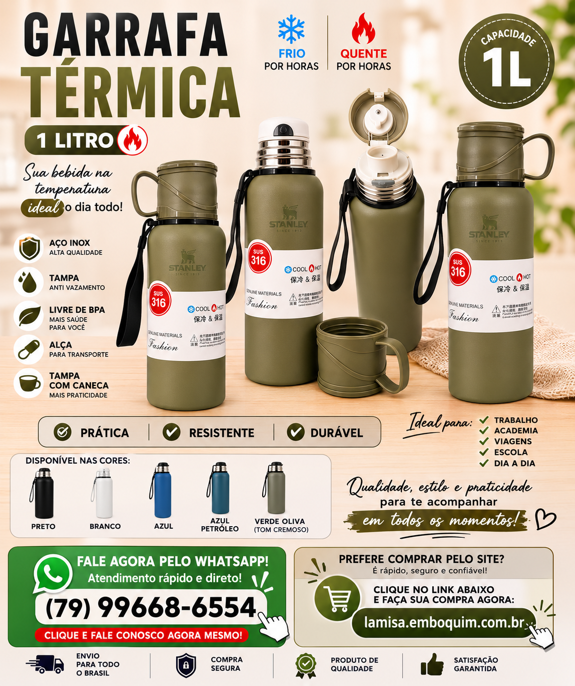 Garrafa térmica Vacuum bottle